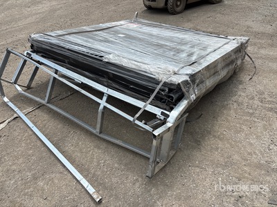 Quantity of (4) 2026 SUNTOP S0714-4 14 ft x 7 ft Wrought Iron Bi-Parting Driveway Gate (Unused)