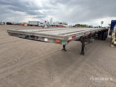 1996 Ravens 48 ft T/A Spread Axle Flatbed Trailer