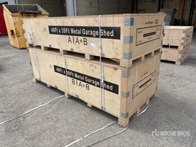 2026 SUNTOP SC4039 40 ft x 39 ft Double Garage Metal Storage Building (Unused)
