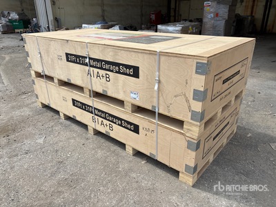 2026 SUNTOP SC3131 31 ft x 31 ft Double Garage Metal Storage Building (Unused)