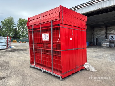 Quantity of (90) 2026 SUNTOP S1822-90 7 ft 6 in x 6 ft Temporary Site Fence (Unused)