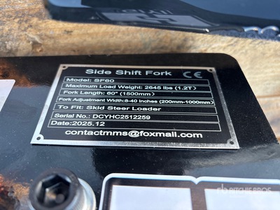 2025 GIYI GY-SF60 60 in Fourches pour chargeuse à différentiel