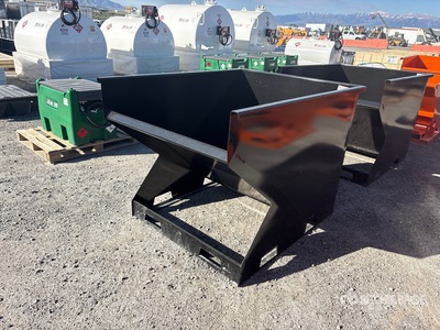 Kit Containers 62 in Skid Steer Dump Hopper (Unused)