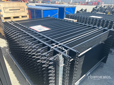 Quantity of (32) 2026 SUNTOP S0608-32 8 ft x 6 ft Powder Coated Wrought Iron 柵 (Unused)