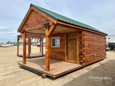 Accent Cabins 24 ft x 12 ft Skid-Mounted Cabin