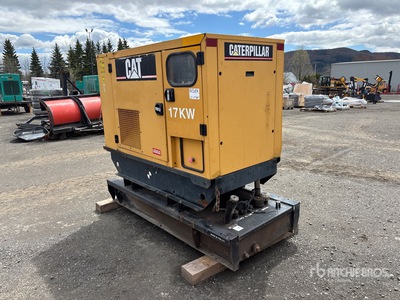 2006 Cat D17-2S 17 kW Skid-Mounted Generador