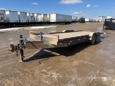 2022 3-Star 22 ft T/A Remorque Basculante Pour Équipement