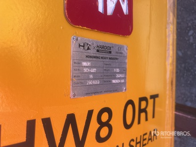 2026 HW HW80RT Demolition Shear (Unused)