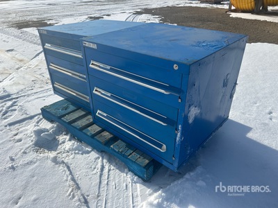 Quantity of (2) Stanley 2 ft 6 in 3-Drawer Tool Box