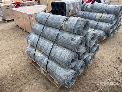 Quantity of (10) 2025 BYT FFC762 330 ft x 4 ft Fencing (Unused)