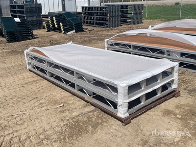 Quantity of (2) 2026 BYT BDF410 4 ft x 10 ft Aluminum Boat Dock Section Kit Attrezzatura varia marina (Unused)