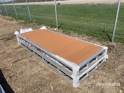 Quantity of (2) 2026 BYT BDF410 4 ft x 10 ft Aluminum Boat Dock Section Kit Attrezzatura varia marina (Unused)
