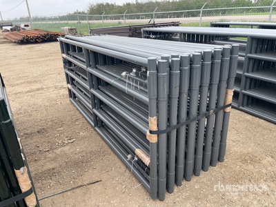 Quantity of (16) 2026 BYT MRG100 10 ft x 4 ft Livestock Gate (Unused)