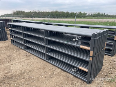 Quantity of (16) 2026 BYT MRG160 15 ft 6 in x 4 ft Livestock Gate (Unused)