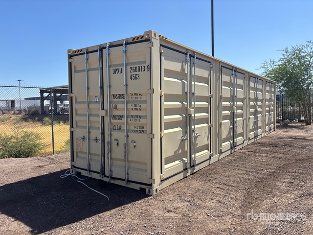 2026 40 ft High Cube Multi-Door Storage Container