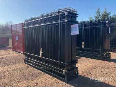 Quantity of (20) 10 ft x 7 ft Powder Coated Fencing (Unused)