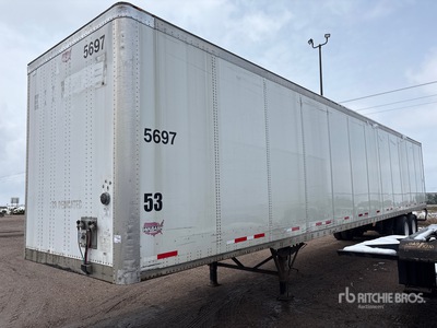 2014 Wabash Dura-Plate 53 ft Sliding T/A Remolque de furgoneta