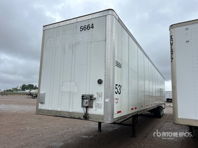 2013 Wabash Dura-Plate 53 ft x 102 in T/A Van Trailer