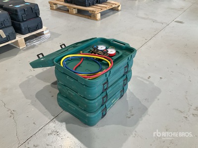 Quantity of (4) REFCO 2-way manifold