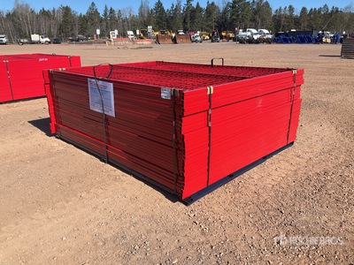 Quantity of (30) Canex 8 ft x 6 ft Powder Coated サイト フェンス (Unused)