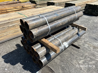 Quantity of (21) 6 in x 6 ft Bollards