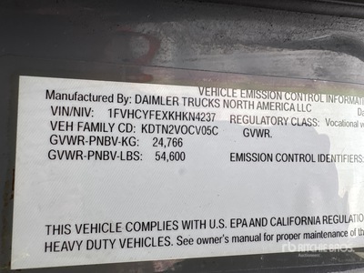 2019 Freightliner M2 106 6x4 5 Bay Ciężarówka do przewozu napojów