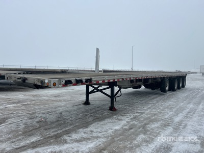 2005 Chaparral 53 ft Quad/A Flatbed Trailer