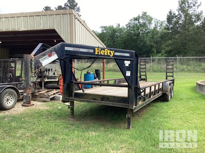 2007 (unverified) Hefty  24 ft T/A Gooseneck Equipment Trailer