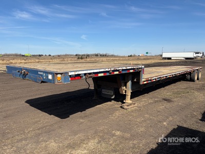 1986 Manac 46 ft T/A 46 ft Extendable Stufendeck-Anhänger