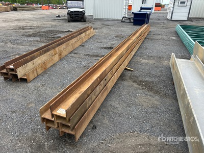 Quantity of (5) Steel beams