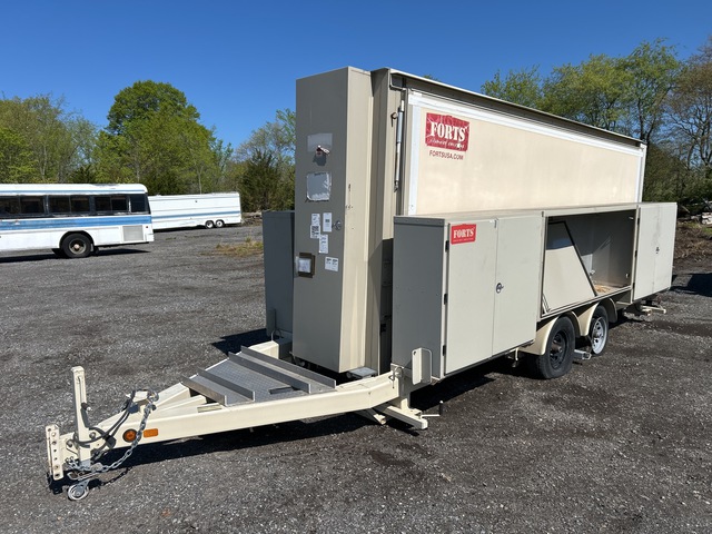 FORTS USA Mobile Shelter w/2014 Myco Trailers M20HTA Trailer FORTS USA Mobile Shelter w/2014 Myco Trailers M20HTA Trailer