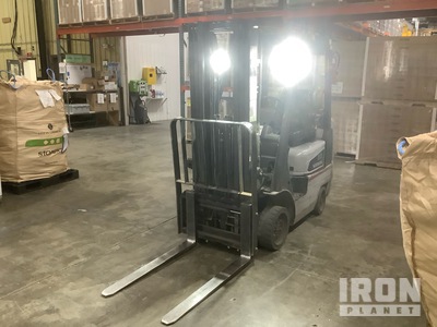 2007 (unverified) Nissan MCP1F1A18LV 3000 lb Cushion Tire Forklift