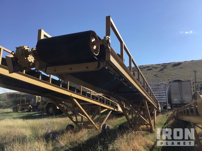 30 in x 60 ft Portable Radial Stacking Transportador