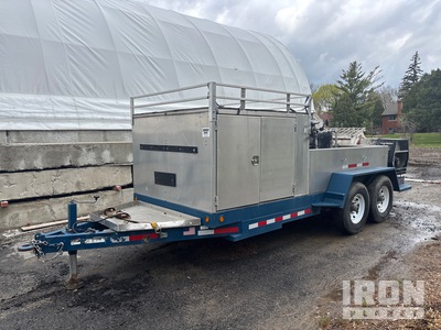 2018 Lil Bubba 16 ft T/A Concrete Mixer Remolque Portamaquinaria