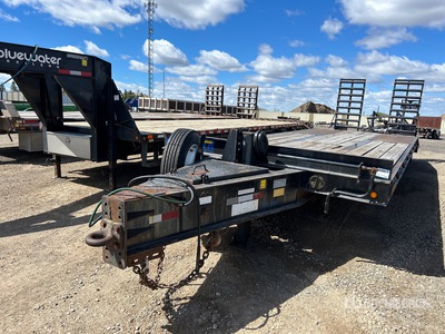 2012 J & J 27 ft T/A T/A Equipment Trailer