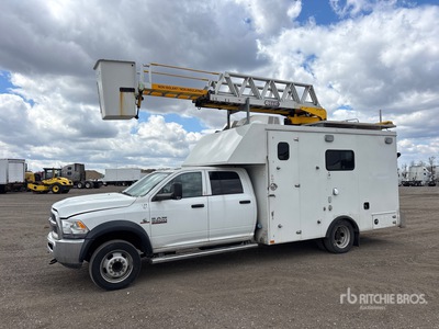 2013 RH RH44D 32 ft on 2013 Ram 5500 4x2 Crew Cab Bucket Truck