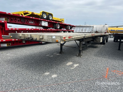 1999 Raven 48 ft T/A Spread Axle Flatbed Trailer