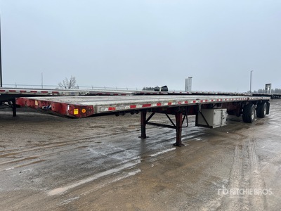 2006 Great Dane 53 ft T/A Spread Axle Flatbed Trailer