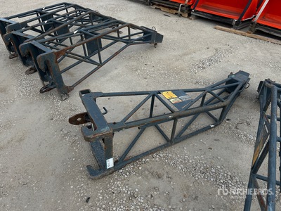 Quantity of (2) Merlo 84 in Telehandler Jibs, One 32 In Auger Head