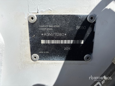 2010 Bobcat S650 Skid Steer Loader