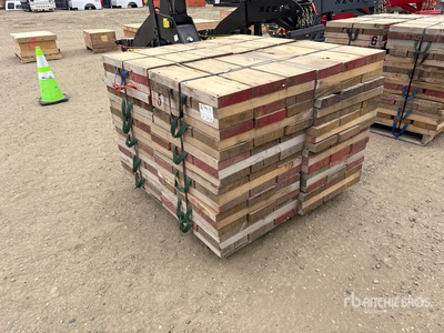 Quantity of (24) Trailer 2 Ft x 2 Ft x 6 In Dolly Pads