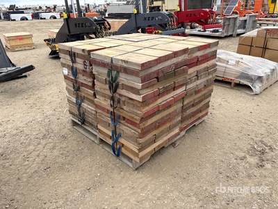 Quantity of (24) Trailer 2 Ft x 2 Ft x 6 In Dolly Pads
