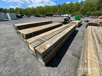 Quantity of (9) 8 in x 12 in x 16 ft Lumber
