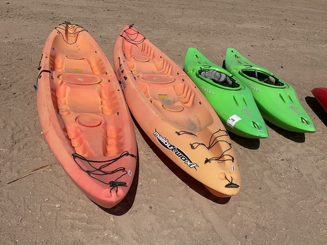 (4) Assorted Kayaks