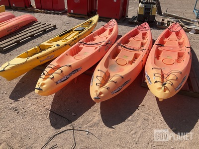 (4) Assorted Kayaks