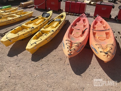 (4) Assorted Kayaks