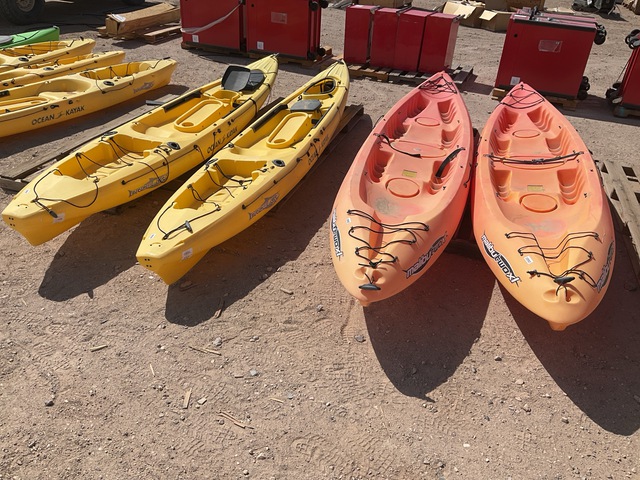 (4) Assorted Kayaks