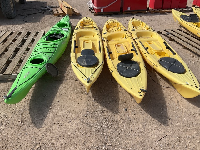 (4) Assorted Kayaks