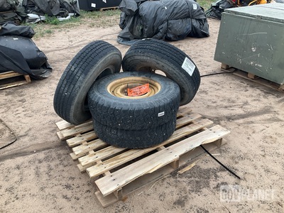 (4) Assorted LT215/85R16 Tires w/Wheels