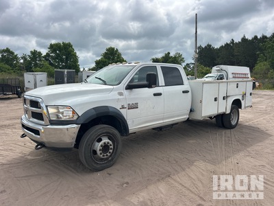 2016 Ram 5500 4x4 Crew Cab Utility Truck